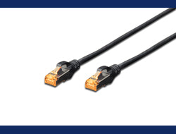 Digitus CAT 6 Patchkabel – 1 m, Schwarz, geschirmt (S-FTP)