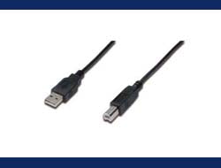 Digitus USB-Kabel, USB-A zu USB-B, 3 m, USB 2.0
