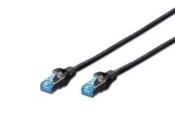 Digitus Patchkabel – 0,5 m, schwarz, Cat 5e, geschirmt