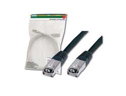 Digitus CAT 5E Patchkabel – 2 m, Schwarz, geschirmt