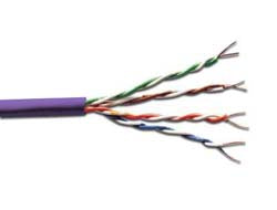 Digitus Verlegekabel – 100 m, Violett, U/UTP, LSZH