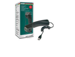 Digitus SKYPE USB Telefonhörer .IN – USB-Telefonhörer für PC, Schwarz