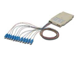 Digitus LWL-Kupplung – 12× SC, Singlemode (OS2), Mehrfarbig