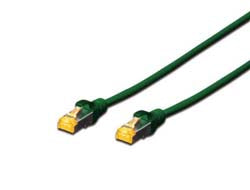 Digitus Patchkabel – 10 m, RJ45–RJ45, Grün, S/FTP, LSZH – 1 Stk.