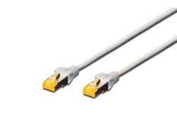 Digitus Patchkabel – 3 m, RJ45–RJ45, Grau, geschirmt (S/FTP), LSZH – 1 Stk.