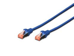 Digitus Patchkabel – 2 m, RJ45–RJ45, Blau, Cat6, S/FTP, LSZH – 1 Stk.