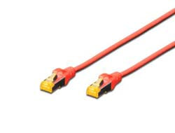Digitus Patchkabel – 7 m, RJ45–RJ45, Rot, S/FTP, LSZH – 1 Stk.