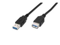 Digitus USB-Kabel, USB-A zu USB-A, 3 m, USB 3