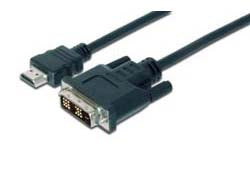 Digitus HDMI (Typ A) (Stecker) auf DVI-D (Stecker) Adapter, 1920×1080, 2 m