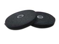 Digitus Klettband – 15 mm, schwarz, Stoff, 10 Stück