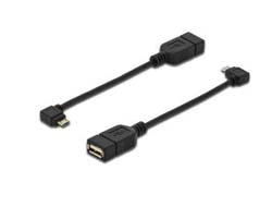 Digitus USB-Kabel, Micro-USB zu USB-A, 0,2 m, USB 2.0