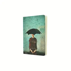Paperblanks Notizheft – A5 – 80 Blatt – 100 g/m² – Hardcover, perforiert, abgerundete Kanten, blau, FSC