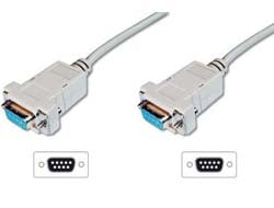 Digitus D-Sub9 F–D-Sub9 F Nullmodemkabel – 1,8 m