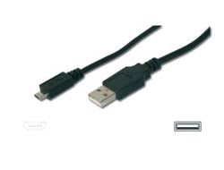 Digitus USB-Kabel, USB-A zu Micro-USB, 3,0 m, USB 2.0