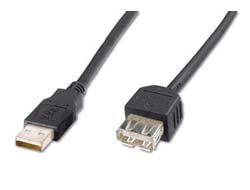 Digitus USB-Kabel, USB-A, 3,0 m, USB 2.0