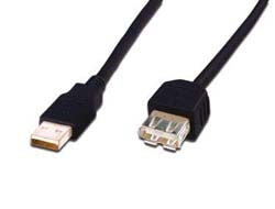 Digitus USB-Kabel, USB-A zu USB-A, 3 m, USB 2.0