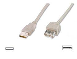 Digitus USB-Kabel, USB-A, 1,8 m, USB 2.0