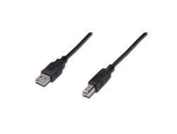 Digitus USB-Kabel, USB-A zu USB-B, 0,5 m, USB 2.0