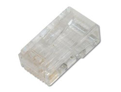 Digitus CAT 6 Modularstecker RJ-45 – Pass-through, Nickel, 1 Stück