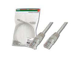 Digitus CAT5E Patchkabel – 3 m, grau, ungeschirmt