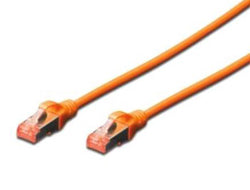 Digitus CAT 6 Patchkabel – 0,5 m, Orange, geschirmt