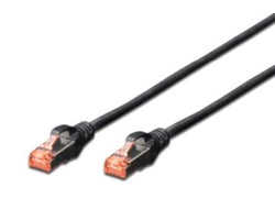 Digitus CAT 6 Patchkabel – 0,25 m, schwarz, geschirmt