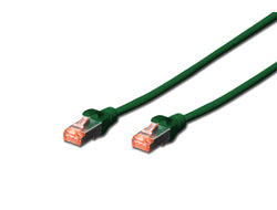 Digitus CAT 6 Patchkabel – 1 m, Grün, geschirmt