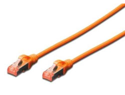 Digitus CAT 6 Patchkabel – 1 m, Orange, geschirmt