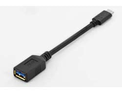 Digitus USB-Kabel, USB-C zu USB-A, 0,15 m, USB 3