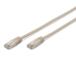 Digitus CAT 5E Patchkabel – 1 m, Grau, geschirmt