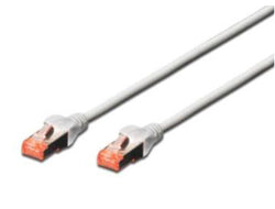 Digitus CAT 6 Patchkabel – 1,5 m, Grau, geschirmt (S-FTP)