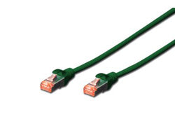 Digitus CAT6A Patchkabel – 1 m, Grün, geschirmt