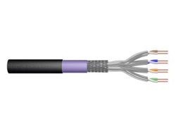 Digitus Installationskabel – 100 m, Schwarz, geschirmt (S/FTP), Erdverlegekabel