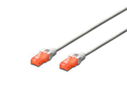 Digitus CAT 6 Patchkabel – 0,25 m, Weiss, U/UTP, LSZH
