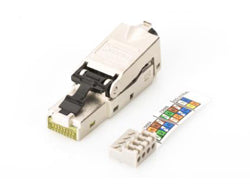 Digitus RJ-45 Feldstecker – Cat6, geschirmt (STP), Edelstahl
