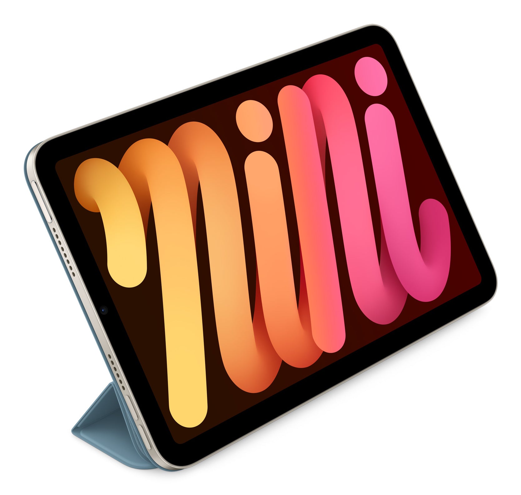Apple Smart Folio Notebook-Schutzhülle – für iPad mini (7. Gen., 8,3") Polyurethan (PU), Hellblau