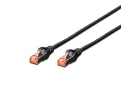 Digitus Patchkabel – 10 m, RJ45–RJ45, Schwarz, S/FTP, LSZH – 5 Stk.