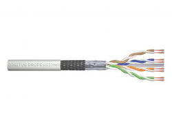 Digitus Cat6 Roh-Patchkabel – 100 m, Grau, geschirmt (SF/UTP), LSZH