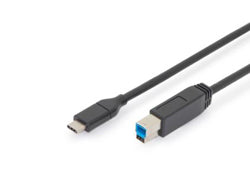Digitus USB-Kabel, USB-C zu USB-B, 1,8 m