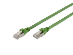 Digitus Cat6a Patchkabel – 25 m, RJ45–RJ45, Grün, geschirmt – 1 Stk.