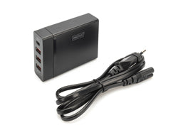 Digitus 4-Port Universal USB-Ladeadapter – 72 W, Schwarz