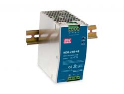 Digitus Geräte-Netzteil 240 W (48 V DC) – DIN-Rail Metallgehäuse, Eingang 90–264 V AC, 47–63 Hz, Wirkungsgrad