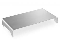 Digitus Monitorhalterung, 10 kg, Anti-Rutsch-Pads, Aluminium, Silber