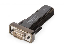 Digitus USB-A auf D-Sub 9 (Stecker) Adapter, USB 2.0, 80 cm, RS-232, inkl. USB-A-Kabel