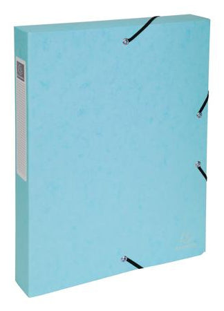 Exacompta Gummibandmappe Aquarel A4 – Karton, mehrfarbig, bis 200 Blatt, 5 Stk.