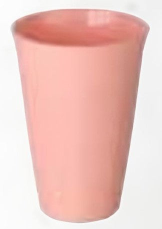 Koziol Becher NORA L – 450 ml, Ø 9,2 cm, H 12,9 cm, Kunststoff (biozirkulär), Rosa, spülmaschinenfest