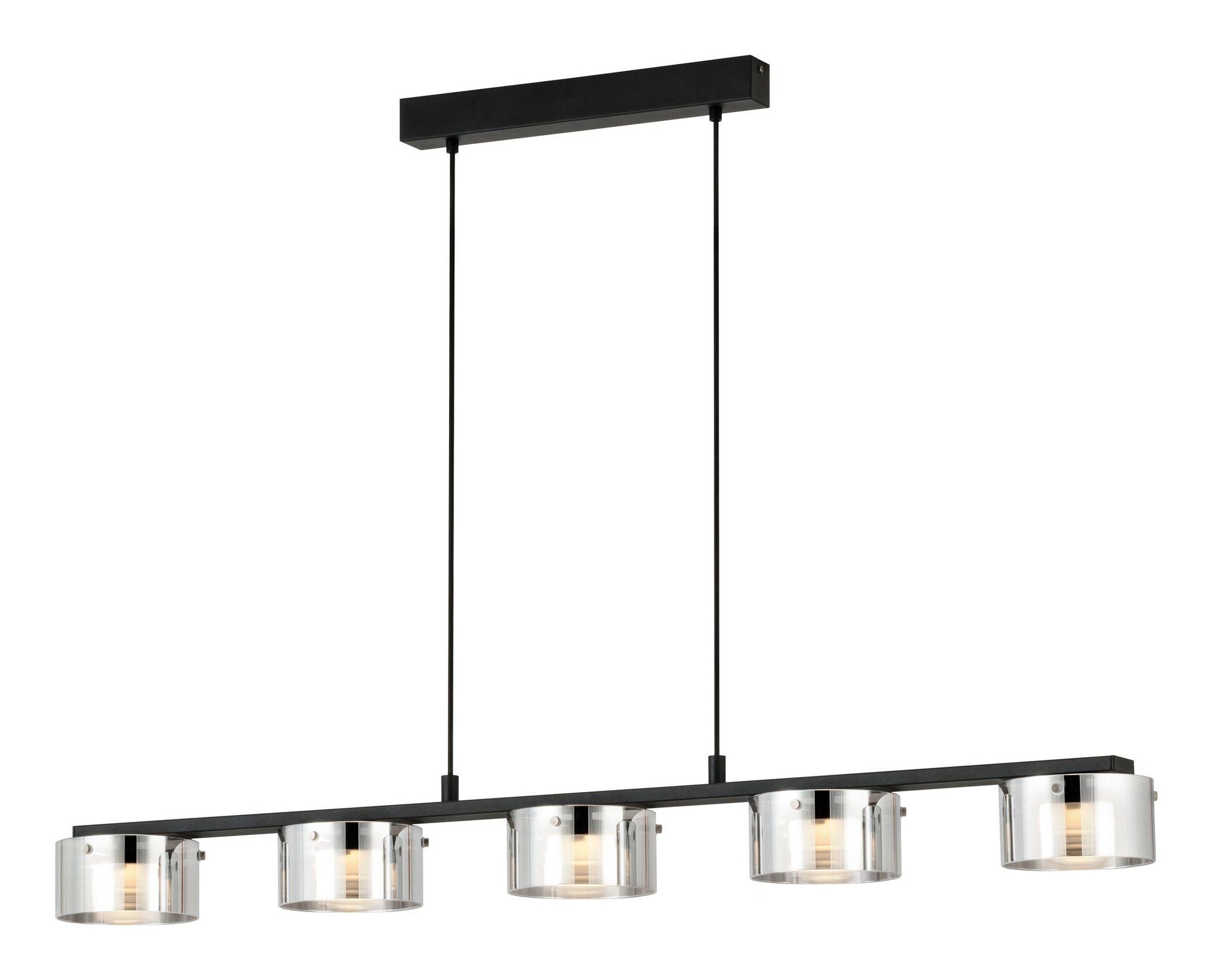 EGLO LED-Pendelleuchte COPILLOS – 15 × 116 × 150 cm, 3750 lm, 27 W, 3000 K, dimmbar, silber