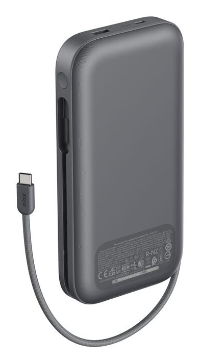 Belkin UltraCharge Pro Powerbank 27'000 mAh – 140 W PD, 1× USB-C, 1× USB-A, grau, für Laptop & Smartphone