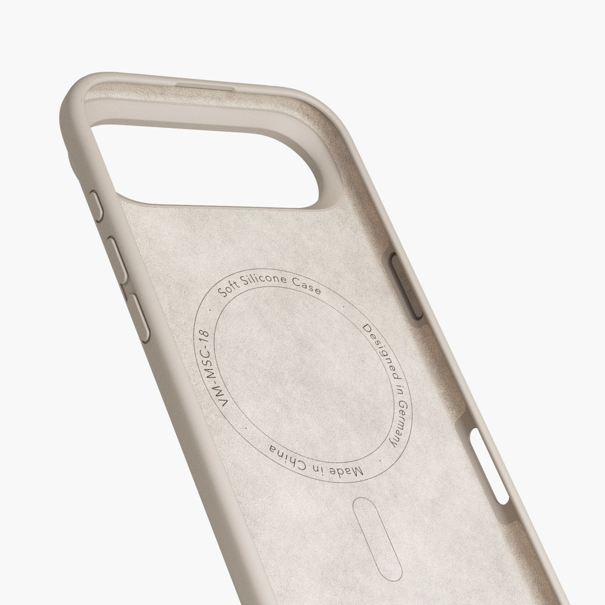 Vonmählen Backcover – für Apple iPhone 17 Air – beige – Silikon – MagSafe-kompatibel