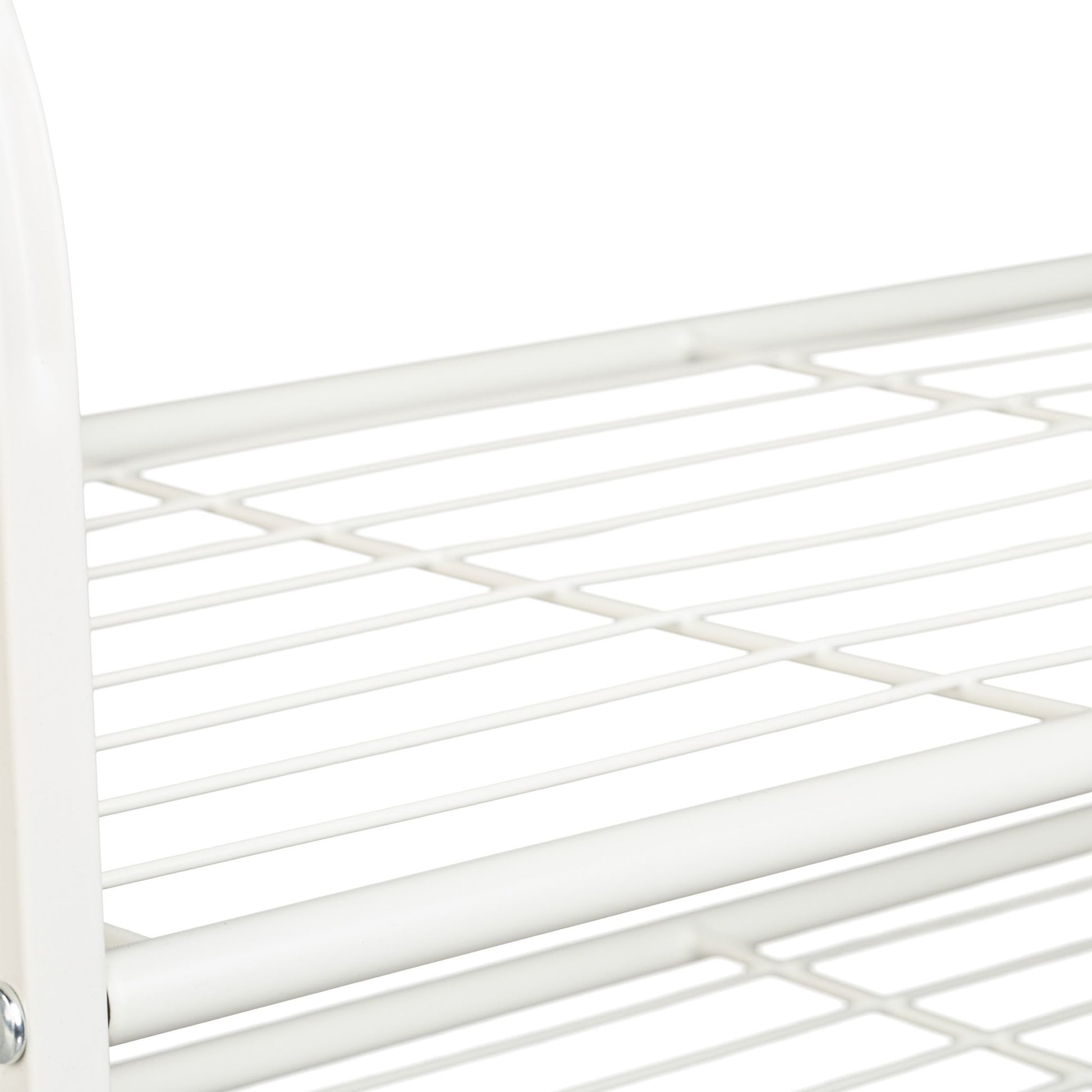 Relaxdays Zeitungsständer 6 Fächer – Metall, Weiss – 970×960×370 mm